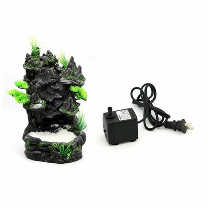 10.2" Extra Large Aquarium Landscaping Rockery Quicksand Waterfall Decoration