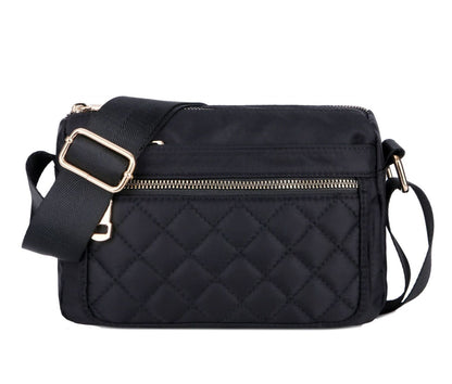Shoulder Bags Handbags Solid Messenger Bag Small Nylon Purse 22*10*15CM Zipper