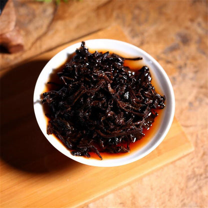 357g Premium Ripe Puerh Tea Cake Black Tea Old Cooked Puer Tea Chinese Pu'er Tea