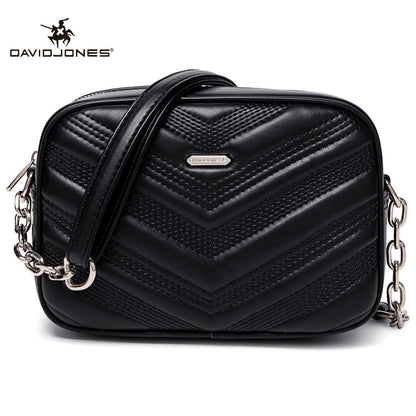 Retro Diagonal Straddle Bag Rectangle Artificial Leather Shoulder Bag 21*8*15 CM