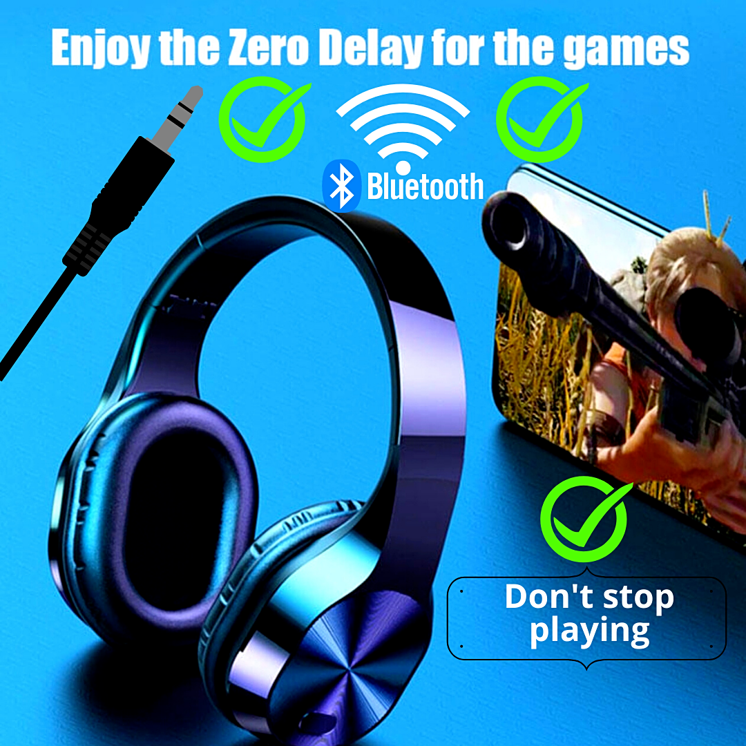 Audifonos inalambricos Bluetooth 5.0 Plegables Auriculares Universal Telefonos