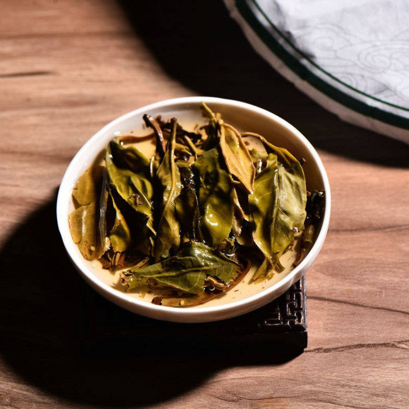 357g Yunnan Iceland Ancient Tree Rich Aroma Pu'er Tea Raw Tea Cake Qizi Cake Tea