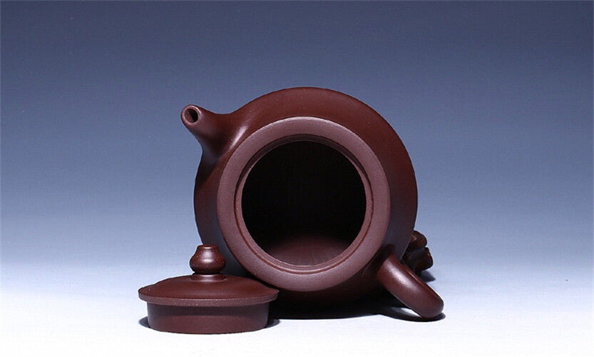 5.9" Chinese Yixing Zisha Original Ore Qingshui Clay Tea Pot Marked Home Collect
