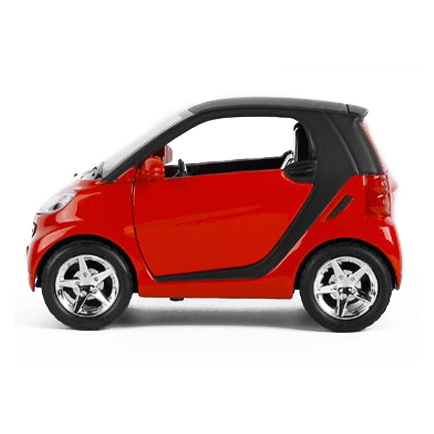 Red 1:32 Car Model Diecast Toy Vehicle Collection Kid Pull Back For Smart ForTwo
