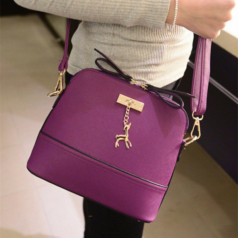 New Women's PU Leather Shoulder Bag Tote Purse Handbag Messenger Crossbody Purse