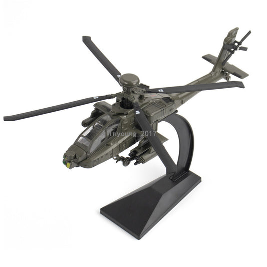 Boeing AH-64 Apache Helicopter Model Diecast US Military Army Airplane Model