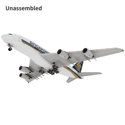 1:120 A380 Singapore Airlines Civil Airliner Paper Model Unassembled Ornaments