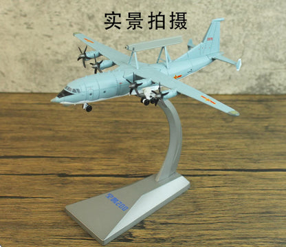 1:200 18CM AVIC KJ-200 AWACS Early Warning Aircraft Diecast Military Plane Model