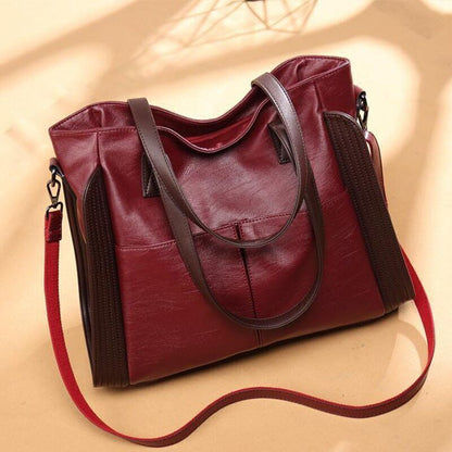 Tote Bag Handbag Shoulder Bag Women Ladies PU Leather Crossbody Bag