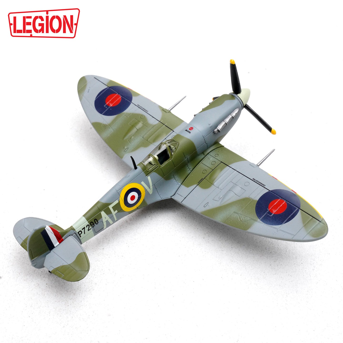 1:72 LEGION SPITFIRE Mk.VB Royal Air Force, 1942 Fighter Diecast Aircraft Model
