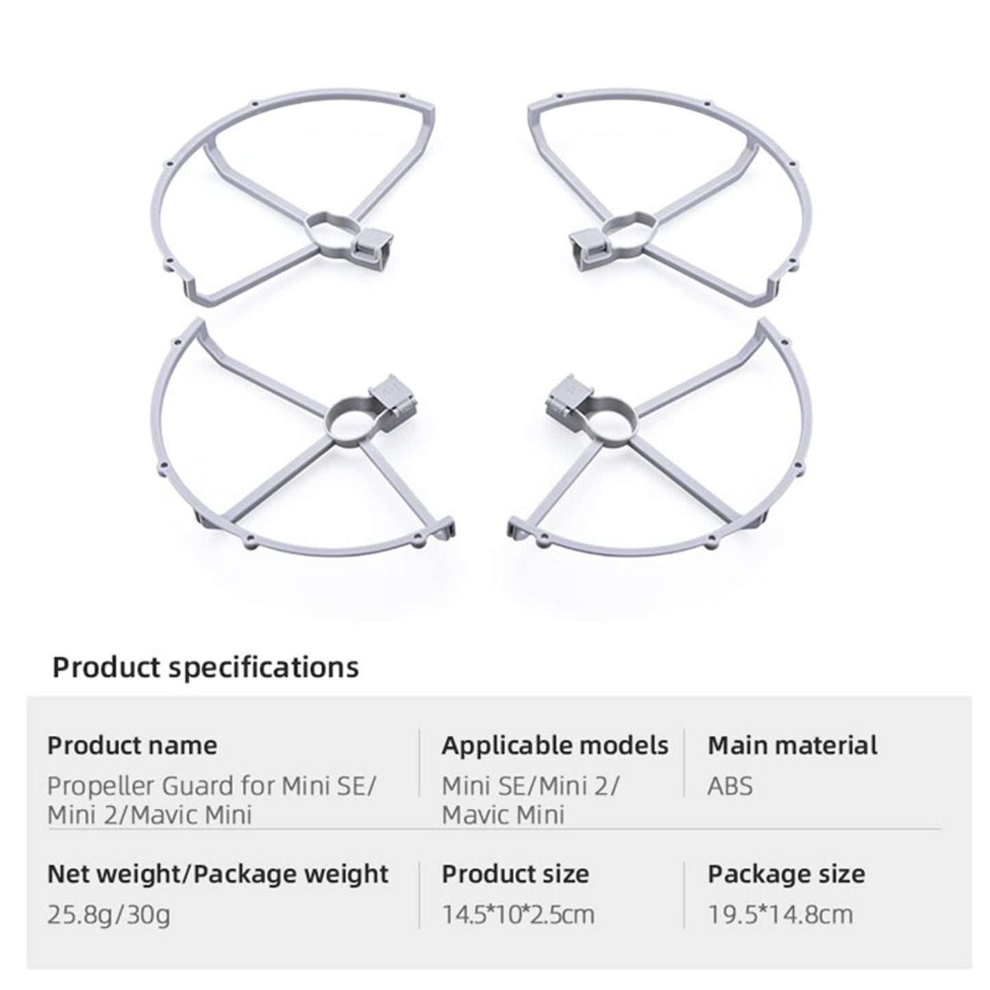 Propeller Prop Guard Wing Protective Cover For DJI Mini 2 Mavic Mini SE Drone