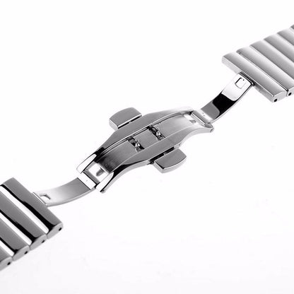 20mm Silver Milanese Mesh Web+Strip Stainless Steel Watch Band Strap Bracelet gg