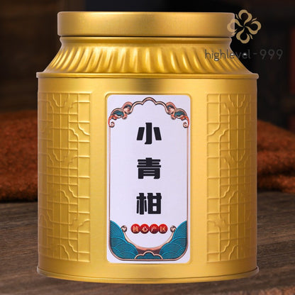250g Authentic Small Green Mandarin Orange Pu'er Tea Ripe Tea Canned Tea