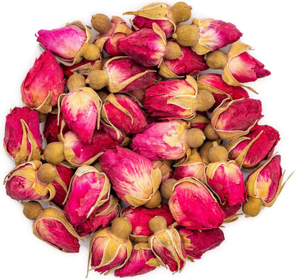 Pingyin Red Rose Buds Tea Dried Herb, Chinese Rose Herbal Tea Flower Buds 250g