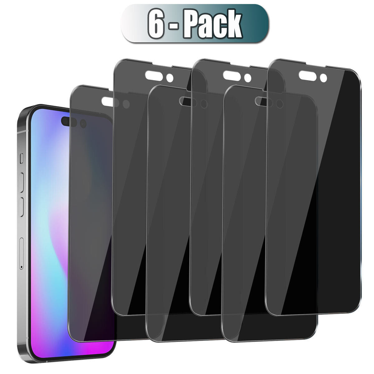 For iPhone 14 Pro/Pro Max/Plus Privacy Tempered Glass Anti-Spy Screen Protector
