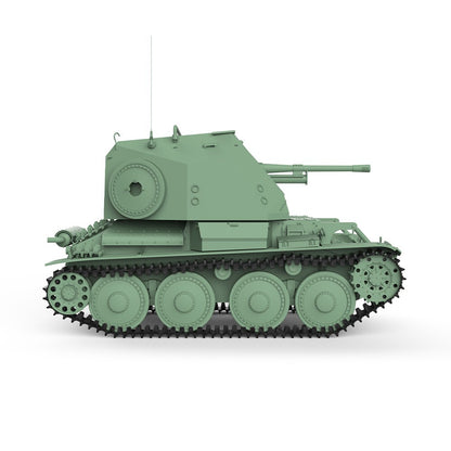 SSMODEL SS144737 1/144 Military Model Kit Sweden Tank Destroyer Pvkv III WAR WoT