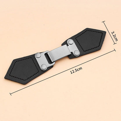 Women Belt Buckle Metal Coat Windbreaker Cardigan Jacket Leather Hook Decoration