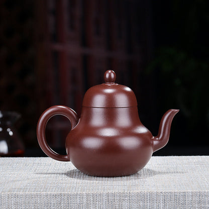 China Yixing Zisha Pottery Purple Zhu Clay Handmade Mesh Teapot 思婷