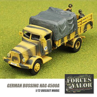 GERMAN bussing NAG 4500A 1/72 DIECAST MODEL FINISHED TANK FOV