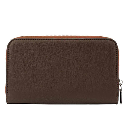Celela Women Clutch Purse Color-Block Concho Studs Handbag Coin Card Bag Wallet