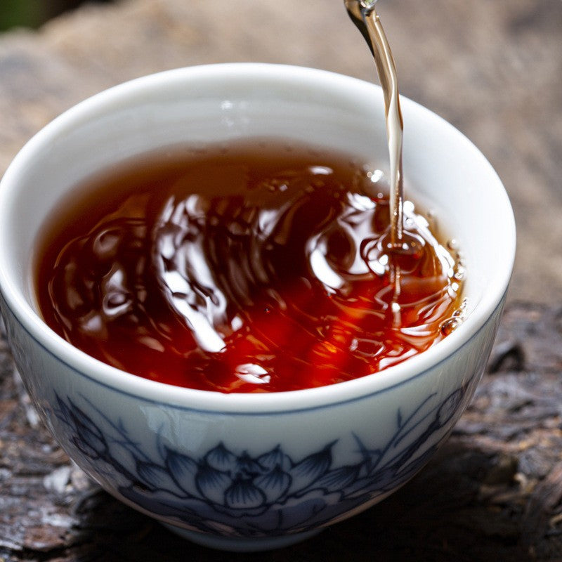2012 yr 250g Yunnan Pu'er Puer puerh Ripe Brick Tea Bulang Mount Aged Golden Bud