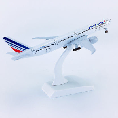1:300 20cm France B777 Model Plane Diecast Airplane Model Aircraft Kits Gift H