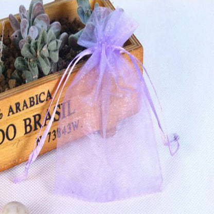 100pcs Wedding Christmas Gift Drawable Organza Bags Jewelry Packaging DisplaG JJ