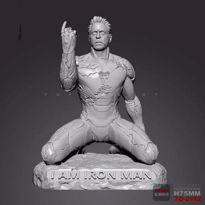 1/24 resin figures model American film hero Tony Unassembled Unpainted
