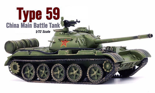 CHINA TYPE 59 1/72 tank model finished non diecast Panzerkampf