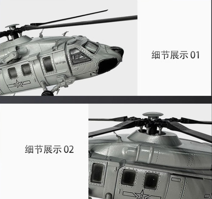 1:100 China Z-20 Armed Helicopter Airplane Diecast Military Aircraft Model