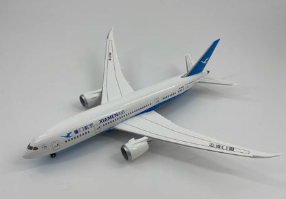 29CM 1:200 Hogan Xiamenair Boeing 787-8 Airplane ABS Plastic Aircraft Model