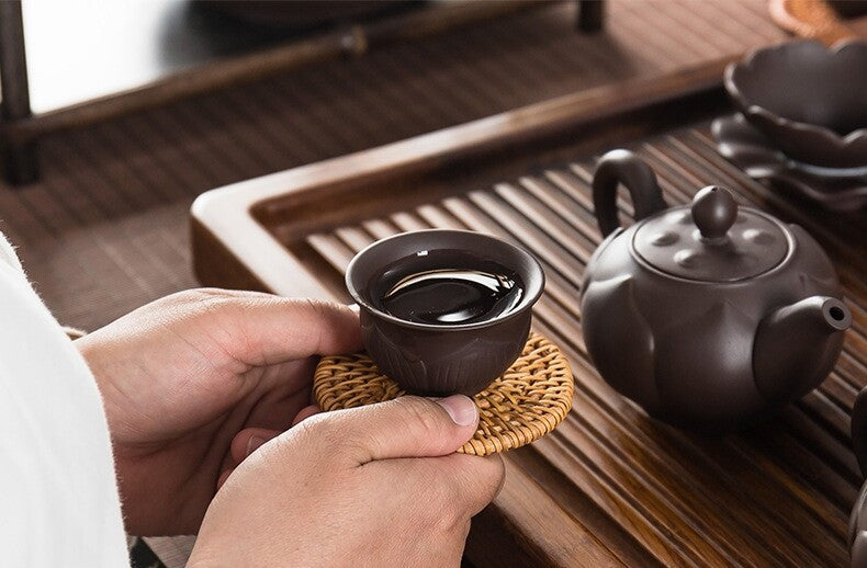 True Yixing Zisha Complete Teaset Tea Pot Matching Gaiwan Cup Lid Holder Pitcher