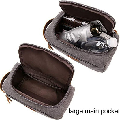Canvas Toiletry Bag Travelling Kit Make Up Cosmetic Pouch Organizer Lightweight