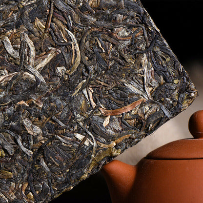 250g Yunnan Organic Pu-Erh Tea Ancient Tree Pu'er Green Tea Brick Health Care