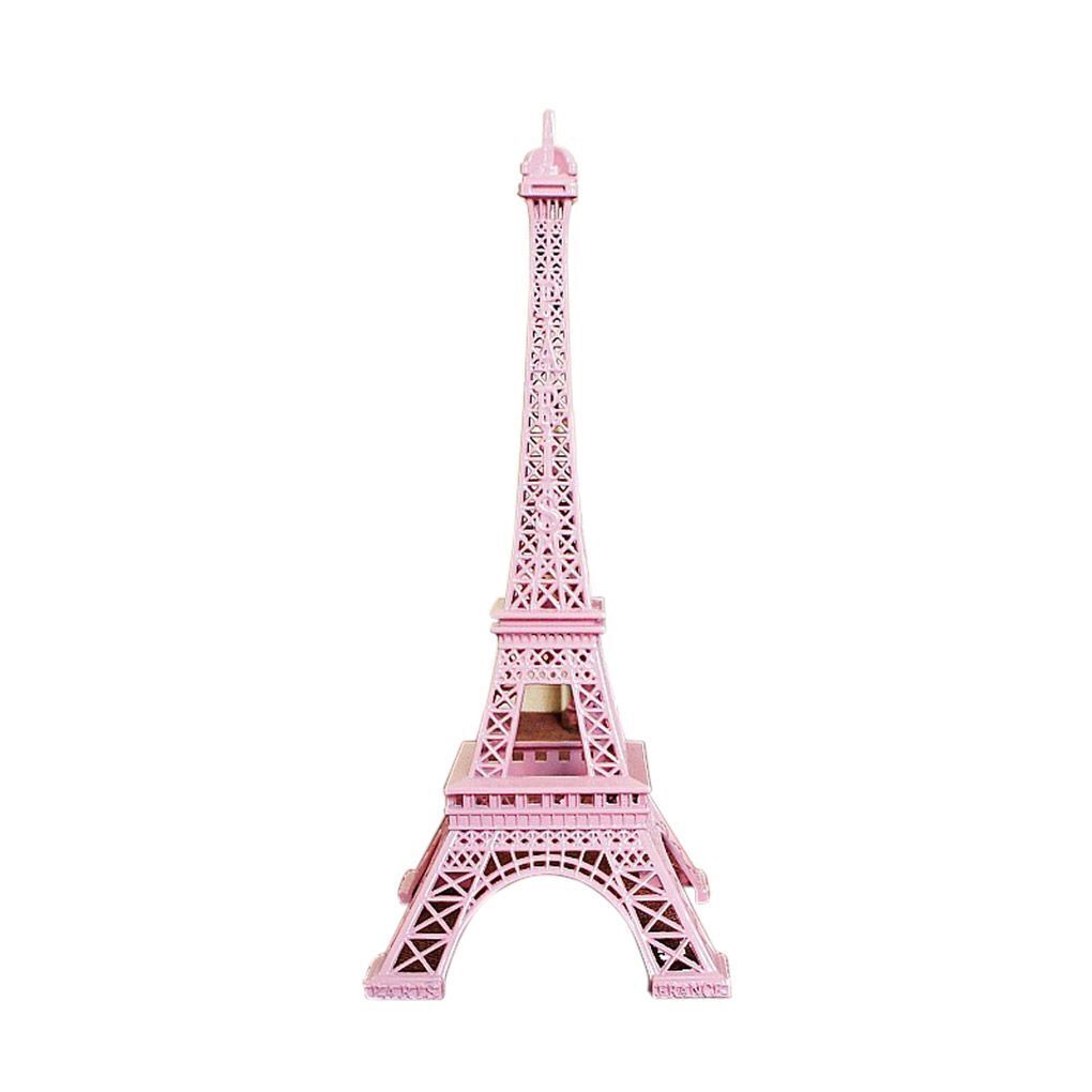 Home Decorations Metal Colorful France Paris Eiffel Tower Elegant Statue 18-25cm
