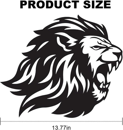 Lion King Metal Silhouette, Metal Wall Art Sculpture, Lion Wall Logo