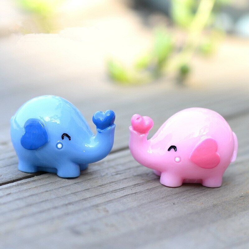 3pcs Couple Elephant Bottle Decoration Supplies Garden Deco Creative Handicrafts