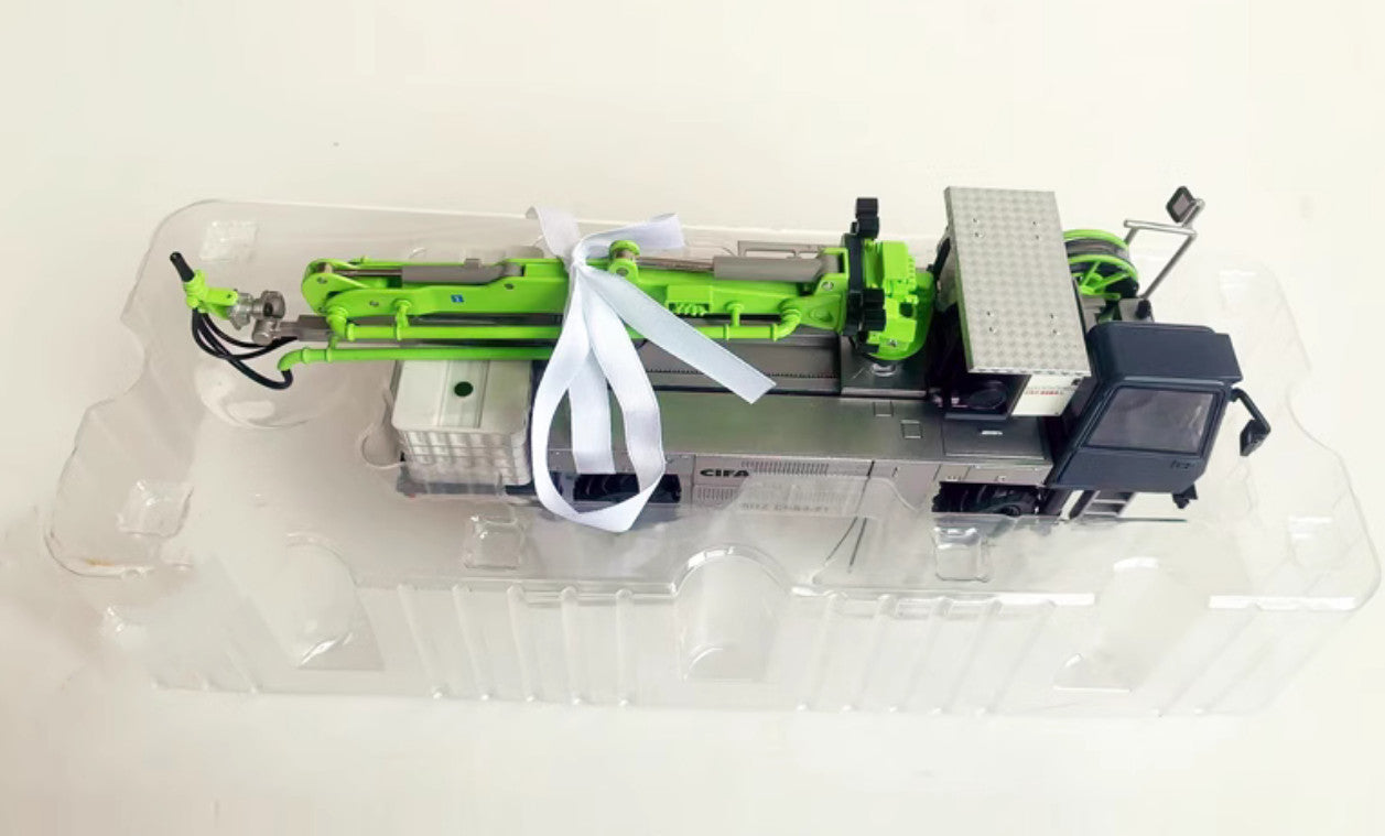 1:50 27CM ZOOMLION CSS-3 Concrete Spraying Manipulator Machine Diecast Model