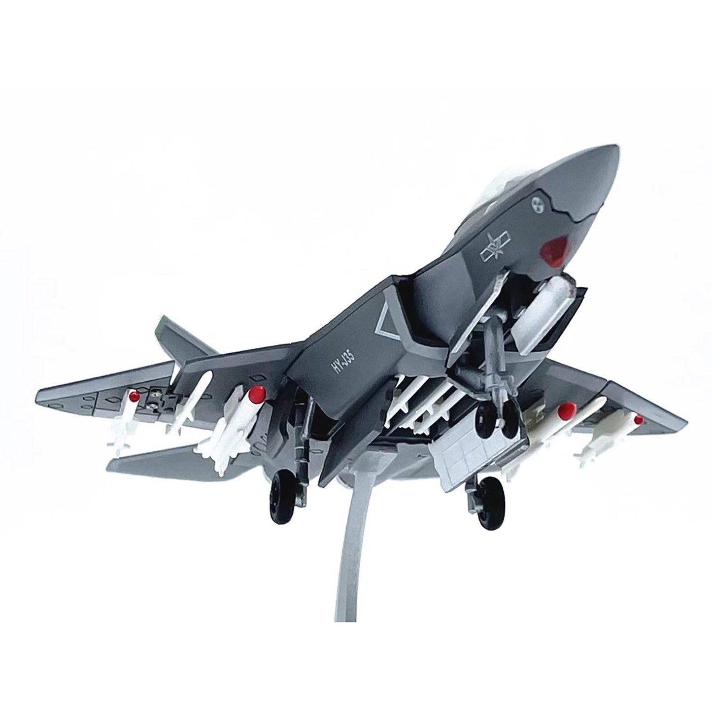 17.4cm 1/100 China Air Force J-35 Fighter Alloy Model Restore Original Airplane