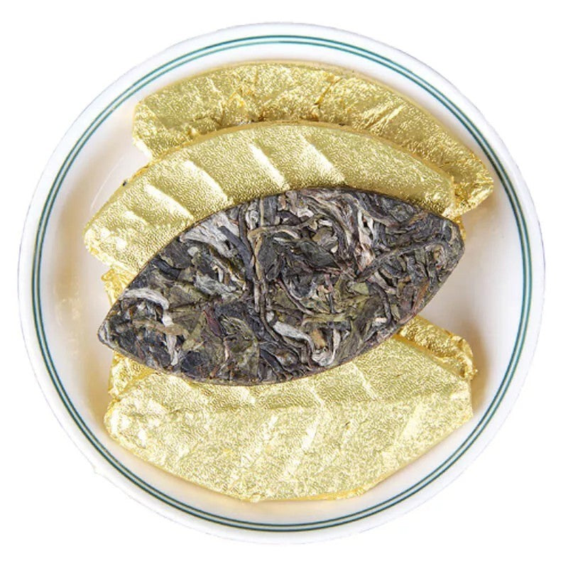 500g LaoBanZhang ancient puerh trees tea Gold leaf Raw pu-erh Uncooked puerh tea