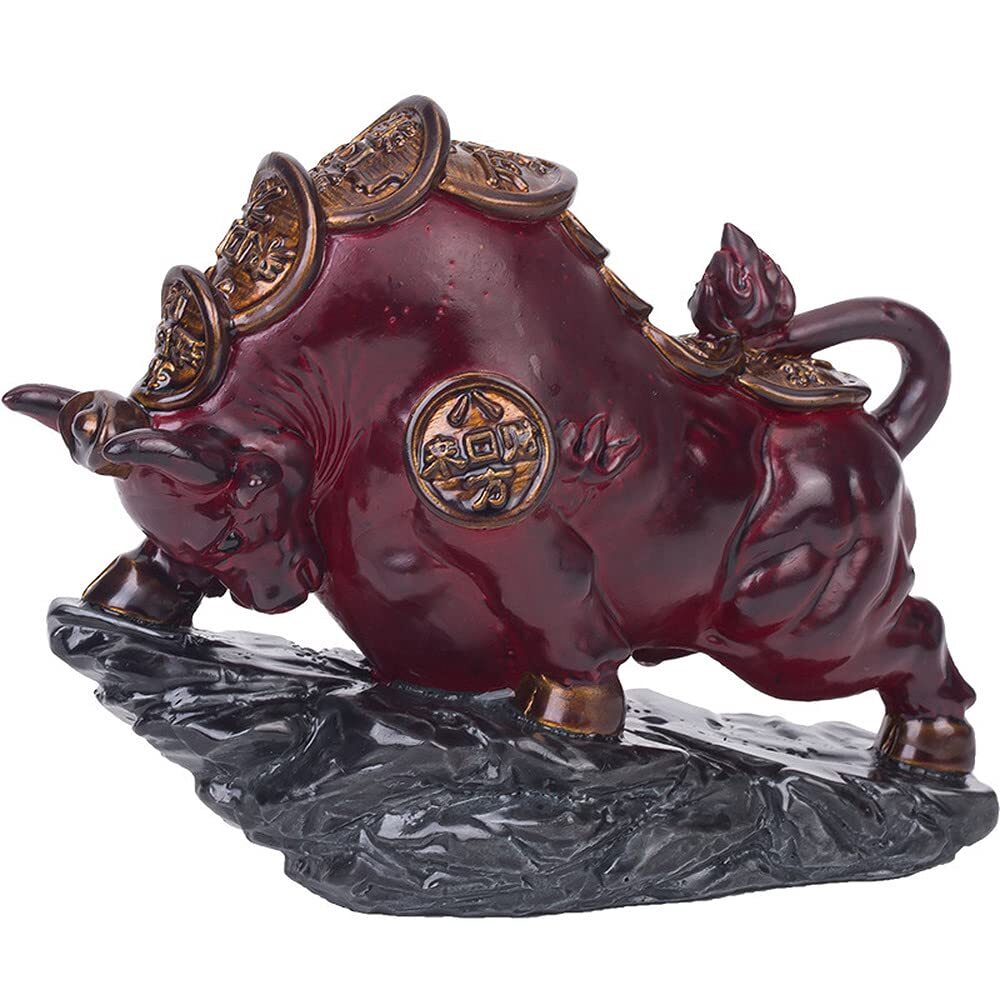 11.8cm Creative Tradition Resin Cow Color Changing Tea Pet Tea Set Tea Ornament