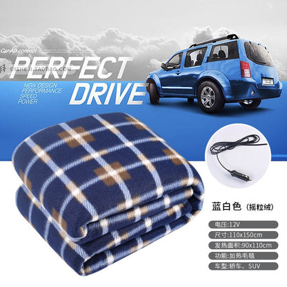 Car electric blanket 12v volt dedicated warm car for outdoor camping110*150cm