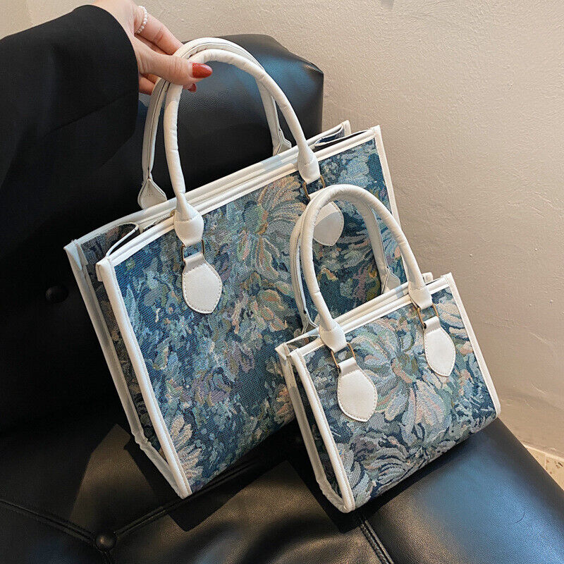 Lady Travel Shoulder Bags Printing Flowers Designer Women's Tote Luxury Handbags