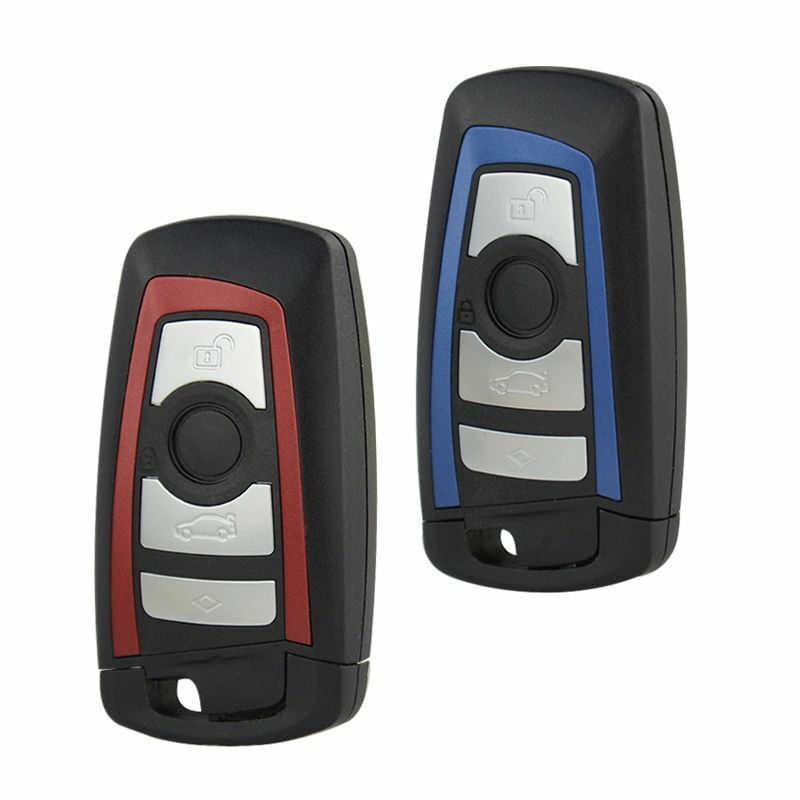 Car Key Shell Fob For BMW 3/4 Button Smart Remote CAS4 F 3 5 E90 E92 E93 X5 F10