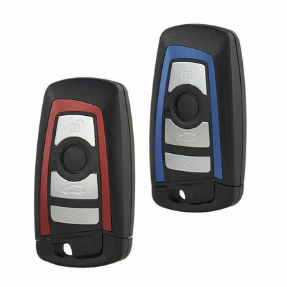 Car Key Shell Fob For BMW 3/4 Button Smart Remote CAS4 F 3 5 E90 E92 E93 X5 F10