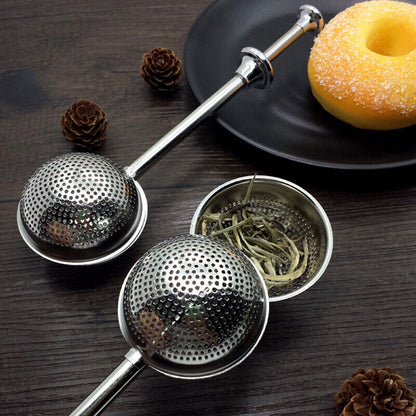Stainless Steel Tea Infuser Leaf Strainer Herbal Mesh Loose Filter Diffuser New