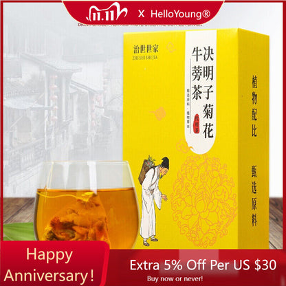 Ju Hua Jue Ming Zi Flower Herbal Tea Chrysanthemum Cassia Seeds Velcro Tea 150g-