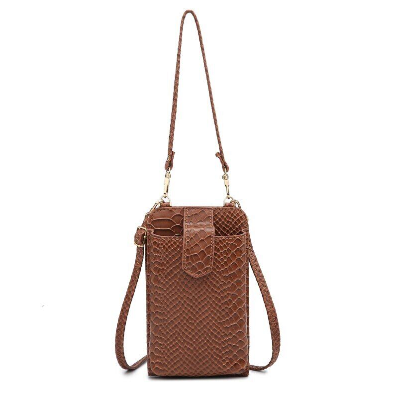 New Crossbody Bag Leather Strap Purse Clutch Bags Phone Bag Mutifunction Wallet