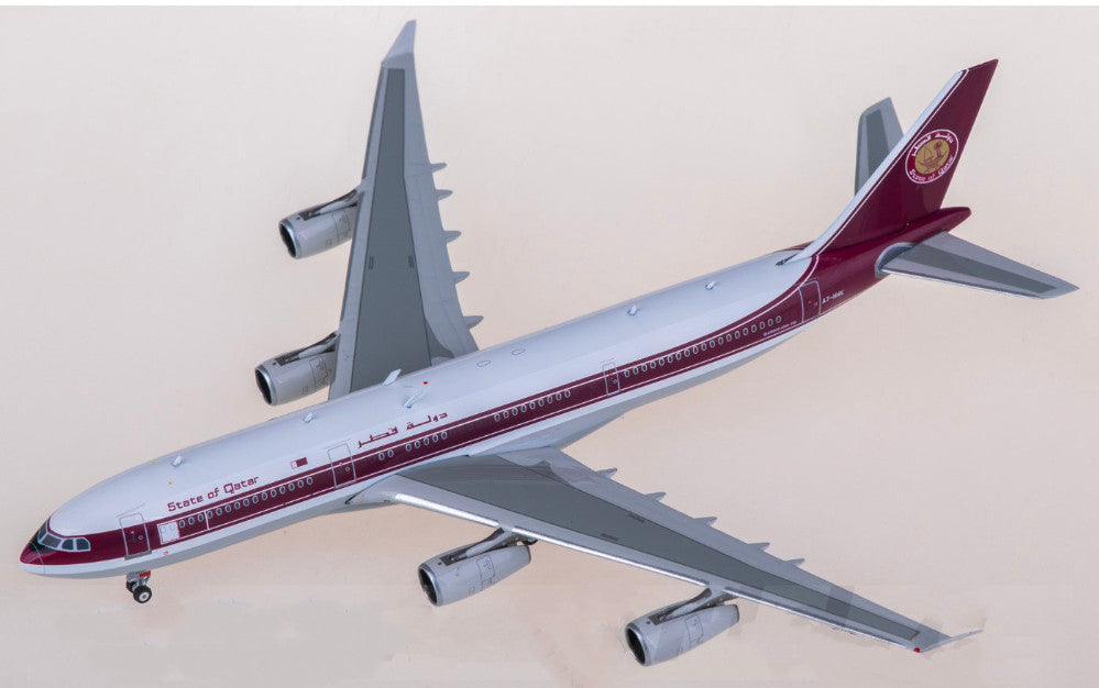 1:400 Phoenix Qatar Amiri Flight Airbus 340-200 Passenger Airplane Diecast Model