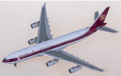 1:400 Phoenix Qatar Amiri Flight Airbus 340-200 Passenger Airplane Diecast Model